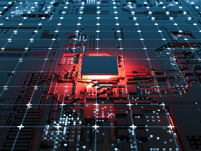 Managed Services Schematische Darstellung einer CPU Recheneinheit